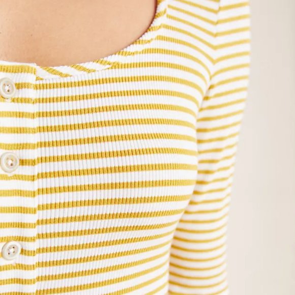 Anthropologie | NWT Ribbed Henley Bodysuit - Picture 11 of 14